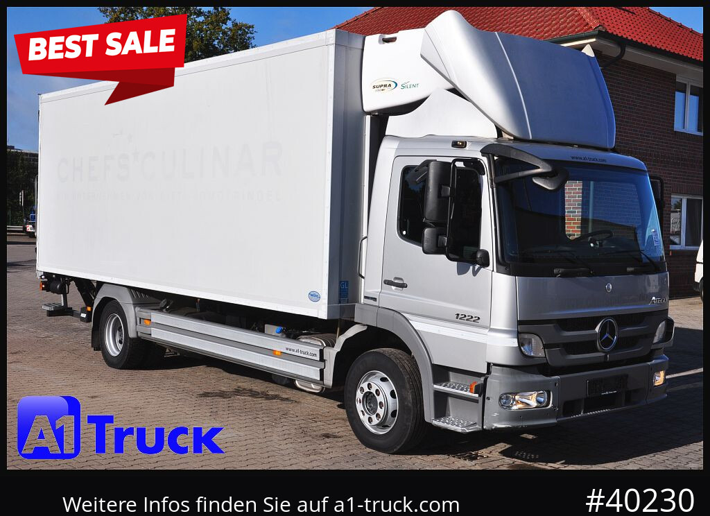 MERCEDES-BENZ Atego 1222, Kühlkoffer, Carrier Supra 1150 Mt, LBW - مبردة شاحنة: صور 1 MERCEDES-BENZ Atego 1222, Kühlkoffer, Carrier Supra 1150 Mt, LBW - مبردة شاحنة: صور 1