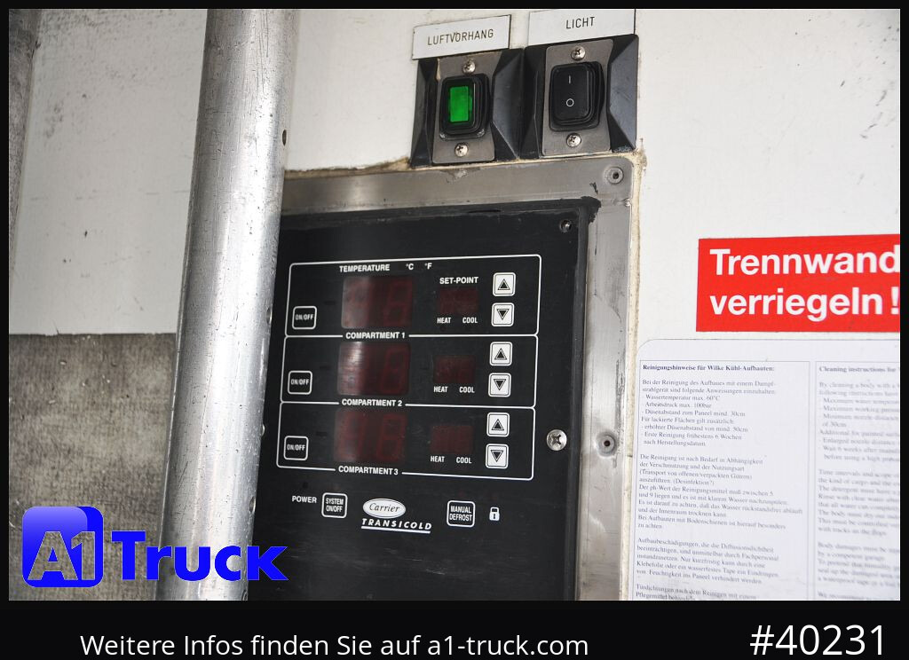 MERCEDES-BENZ Atego 1222, Kühlkoffer, Carrier Supra 850 Mt, LBW - مبردة شاحنة: صور 2 MERCEDES-BENZ Atego 1222, Kühlkoffer, Carrier Supra 850 Mt, LBW - مبردة شاحنة: صور 2