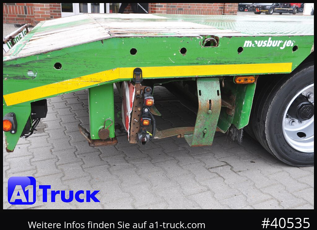 MEUSBURGER MTS-4, Mega, 2x Lenkachse, Liftachse, Tele 4000mm - عربة مسطحة منخفضة نصف مقطورة: صور 3 MEUSBURGER MTS-4, Mega, 2x Lenkachse, Liftachse, Tele 4000mm - عربة مسطحة منخفضة نصف مقطورة: صور 3