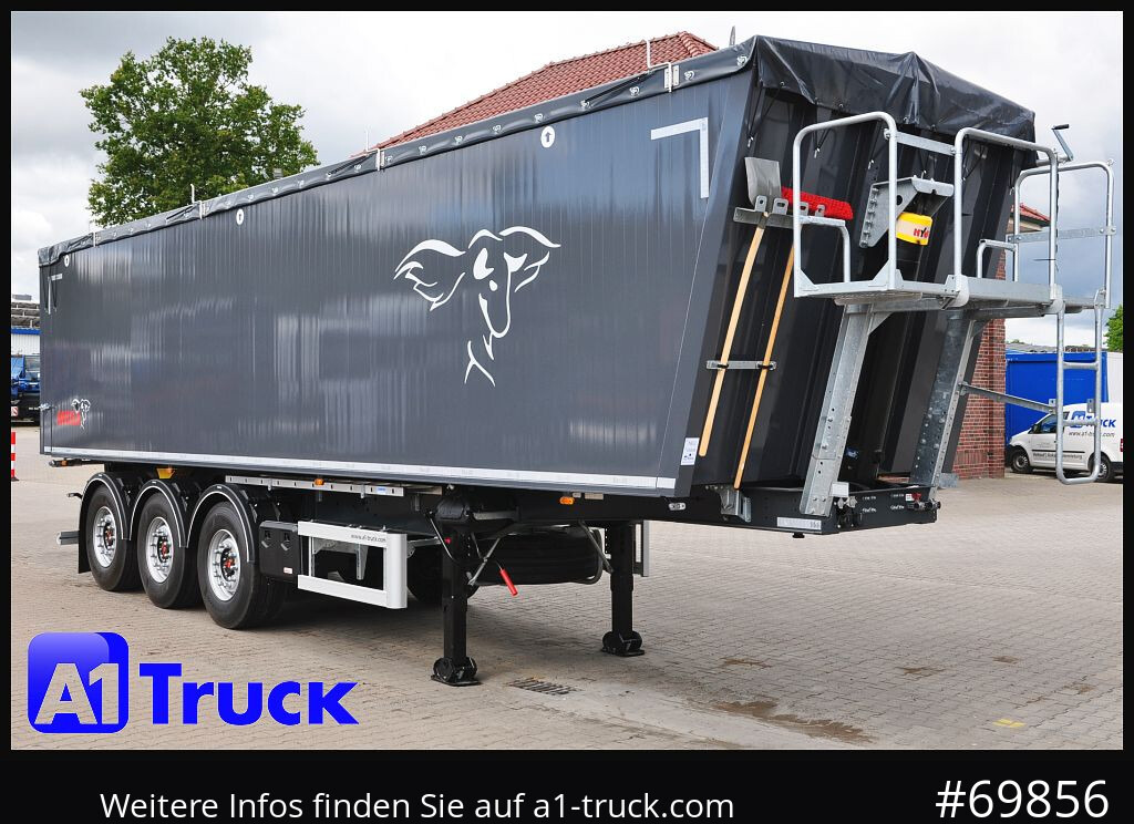 REISCH Mega Alu-Kippmulde 50m³, Getreide, Lift - قلابة نصف مقطورة: صور 1 REISCH Mega Alu-Kippmulde 50m³, Getreide, Lift - قلابة نصف مقطورة: صور 1