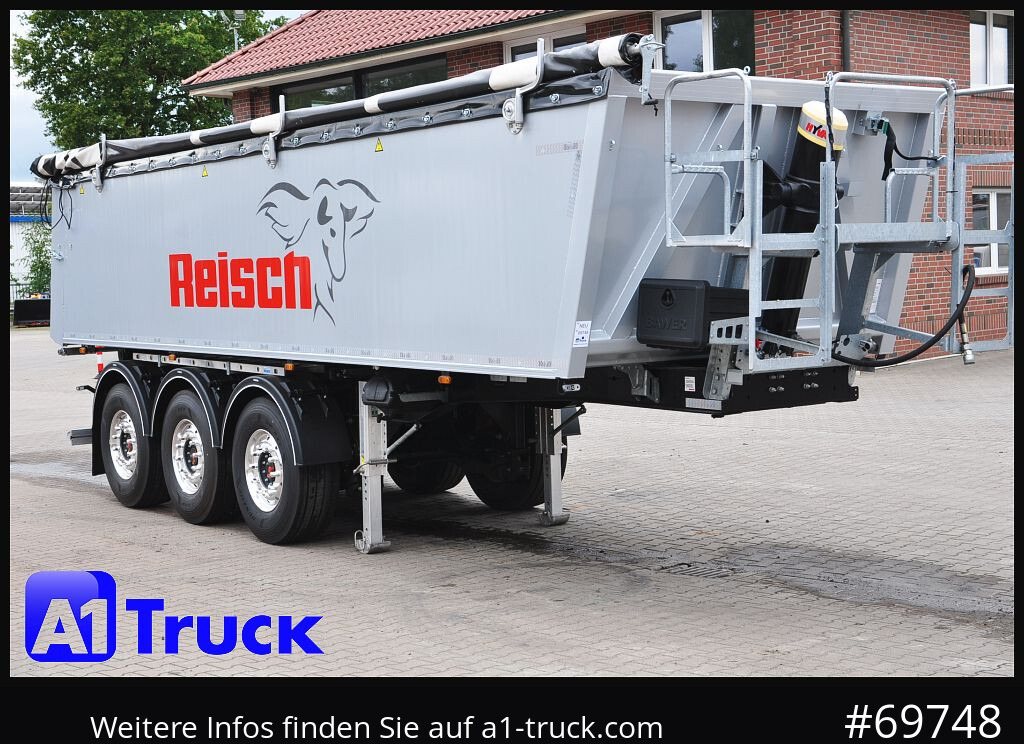 REISCH RHKS, Alu-Kippmulde 26m³, Lift SAF, - قلابة نصف مقطورة: صور 1 REISCH RHKS, Alu-Kippmulde 26m³, Lift SAF, - قلابة نصف مقطورة: صور 1