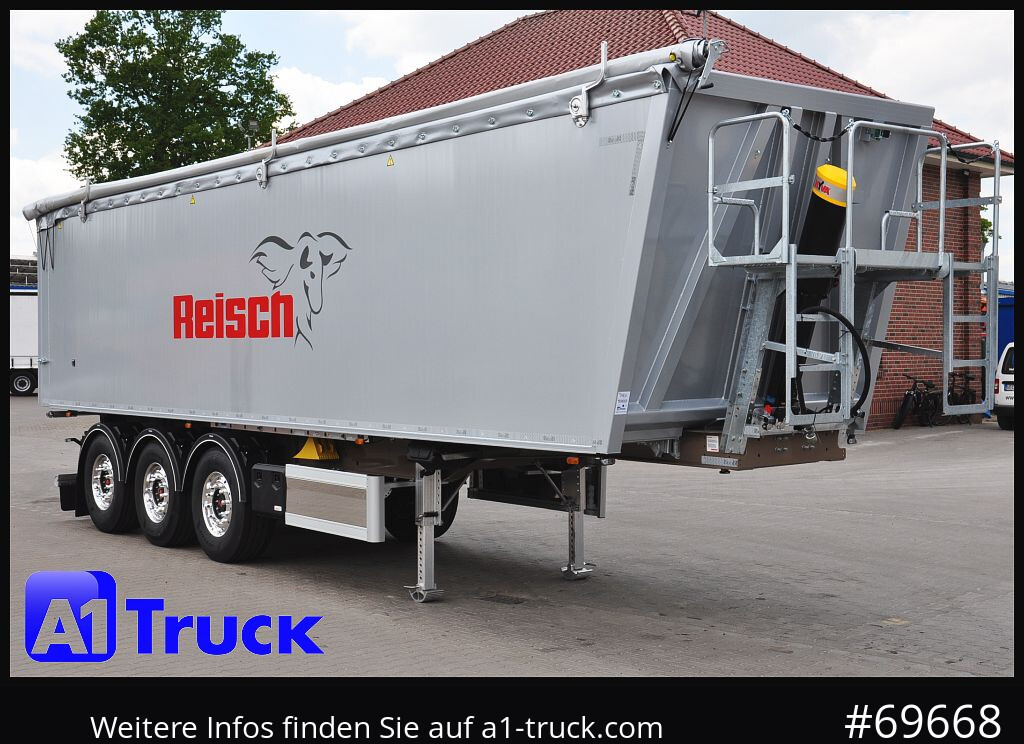 REISCH RHKS, Alu-Kippmulde 50m³, NEU Kombitüren, Alufelgen, Liftachse, - قلابة نصف مقطورة: صور 1 REISCH RHKS, Alu-Kippmulde 50m³, NEU Kombitüren, Alufelgen, Liftachse, - قلابة نصف مقطورة: صور 1