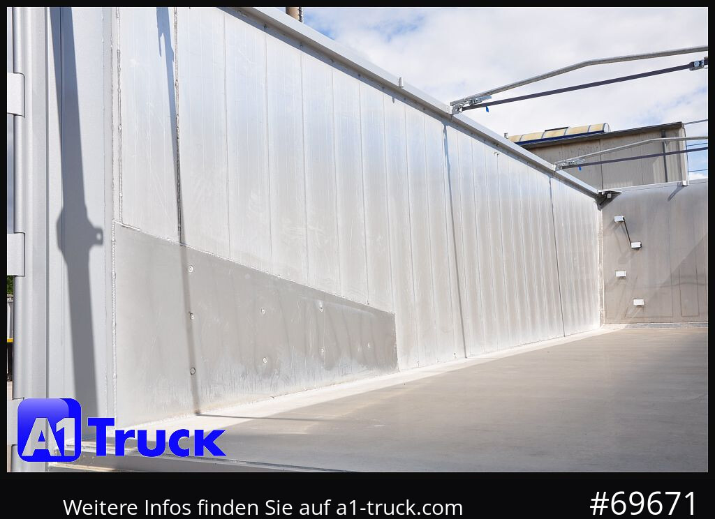 REISCH RHKS, Alu-Kippmulde 52m³, Kombitüren, Alufelgen, Liftachse, - قلابة نصف مقطورة: صور 2 REISCH RHKS, Alu-Kippmulde 52m³, Kombitüren, Alufelgen, Liftachse, - قلابة نصف مقطورة: صور 2
