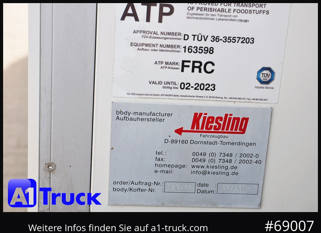 RENAULT D16- 280 Klima, TK 1000 R LBW+Türen - مبردة شاحنة: صور 4 RENAULT D16- 280 Klima, TK 1000 R LBW+Türen - مبردة شاحنة: صور 4