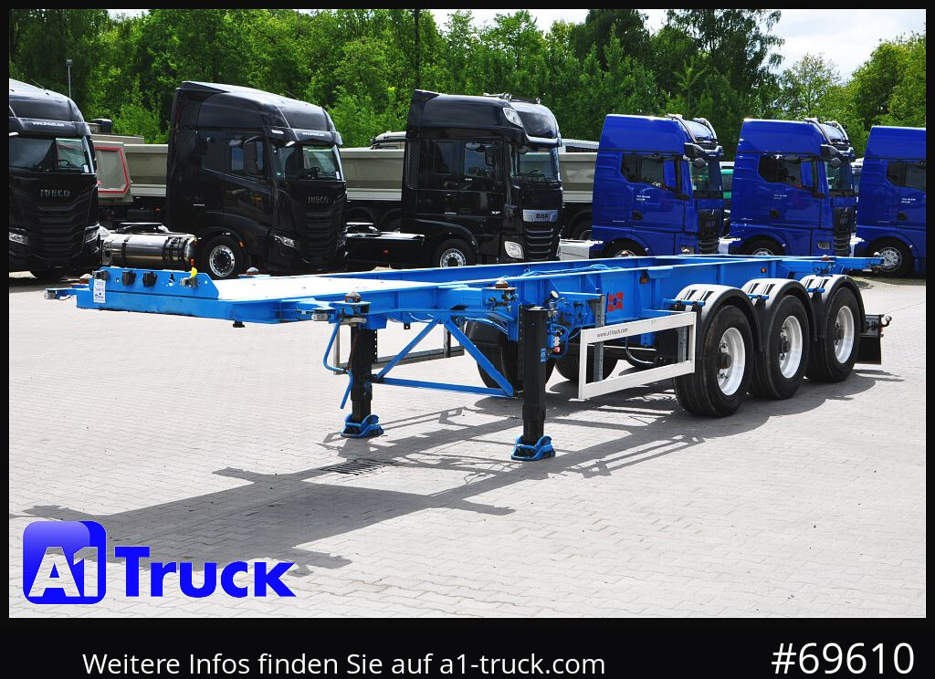 شاحنات الحاويات/ جسم علوي قابل للتغيير نصف مقطورة ROHR ADR, Alufelgen, Alurahmen 20- 30 Fuss Container: صور 15