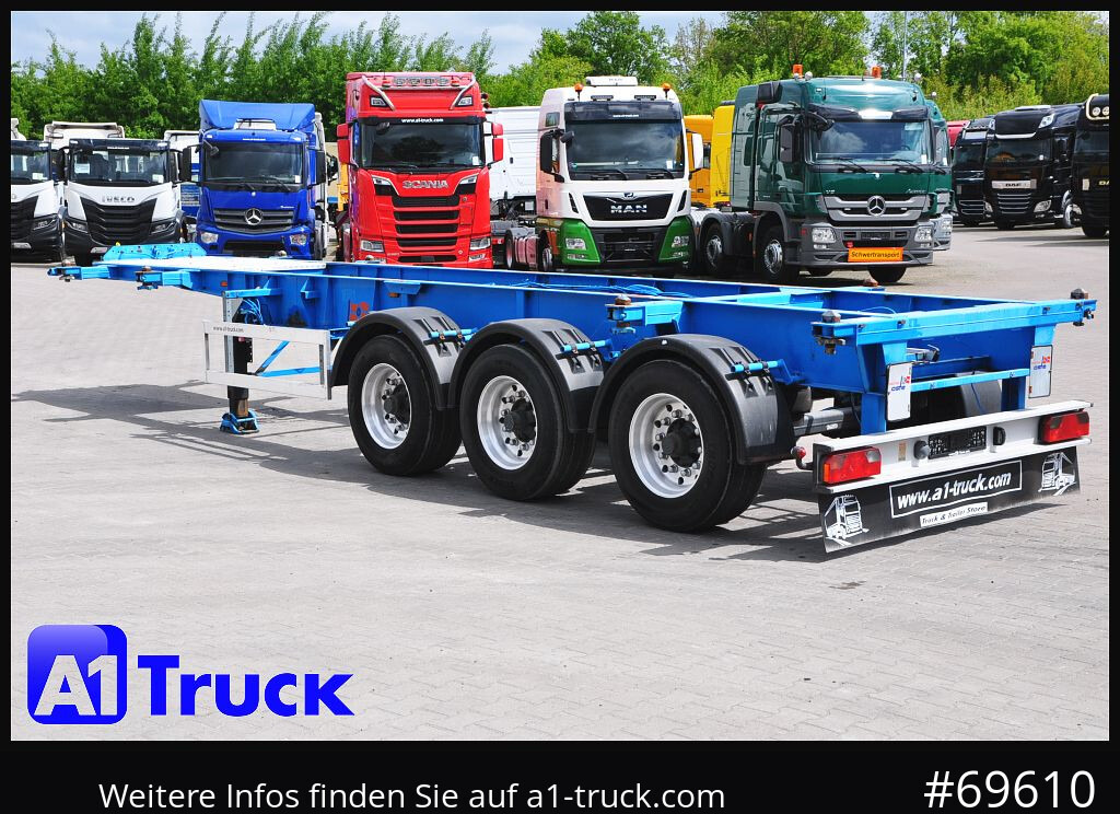 شاحنات الحاويات/ جسم علوي قابل للتغيير نصف مقطورة ROHR ADR, Alufelgen, Alurahmen 20- 30 Fuss Container: صور 13