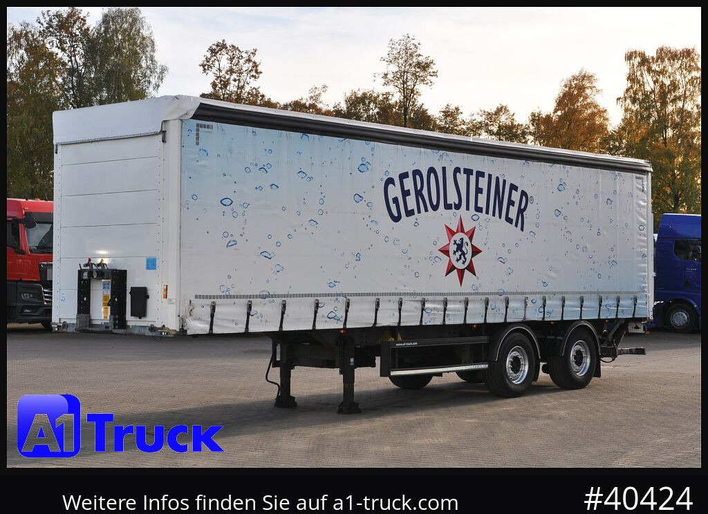 الخيمة نصف مقطورة SCHMITZ Getränke, Lenkachse, LBW, Ladebordwand, kurzer Aufbau: صور 12