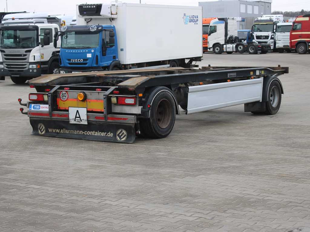 Hüffermann HAR 18.70, SAF AXLES, TIRES 80% - مقطورة هوك ليفت/ لود لوجر: صور 4 Hüffermann HAR 18.70, SAF AXLES, TIRES 80% - مقطورة هوك ليفت/ لود لوجر: صور 4