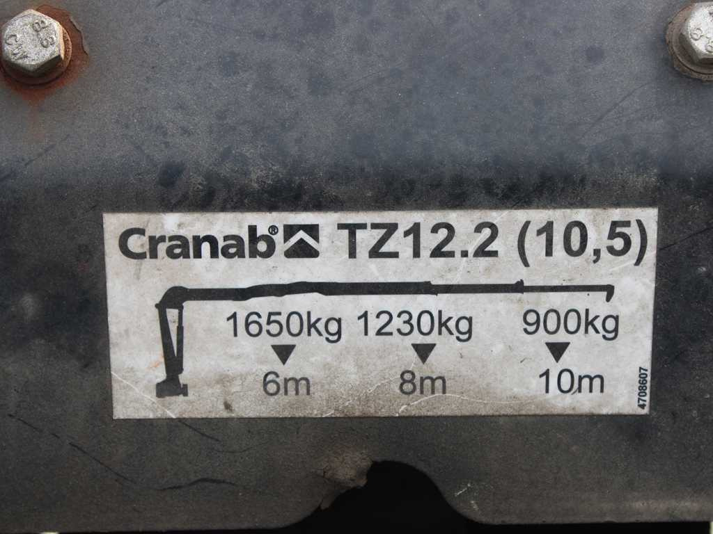 شاحنة جرار Volvo FHL 3C, EURO 5EEV, 6X4, CRANAB TZ12.2 HYDRAULIC ARM: صور 8