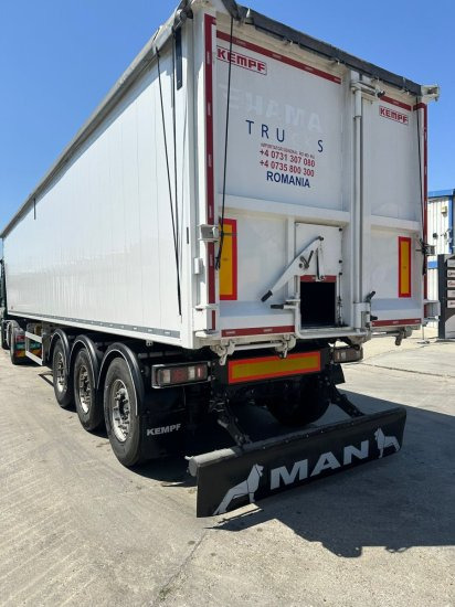 Kempf SKM 39 Alu-Kastenmulde 55m³ Rollplane - قلابة نصف مقطورة: صور 2 Kempf SKM 39 Alu-Kastenmulde 55m³ Rollplane - قلابة نصف مقطورة: صور 2