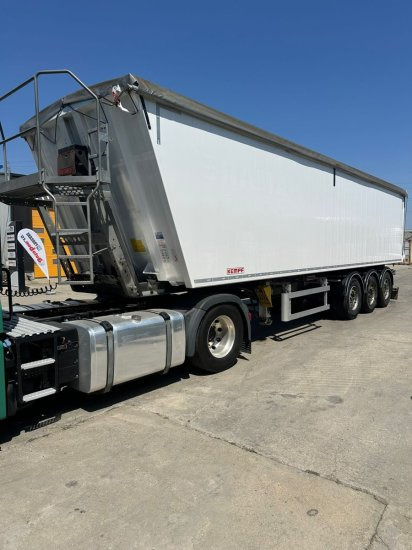 Kempf SKM 39 Alu-Kastenmulde 55m³ Rollplane - قلابة نصف مقطورة: صور 1 Kempf SKM 39 Alu-Kastenmulde 55m³ Rollplane - قلابة نصف مقطورة: صور 1