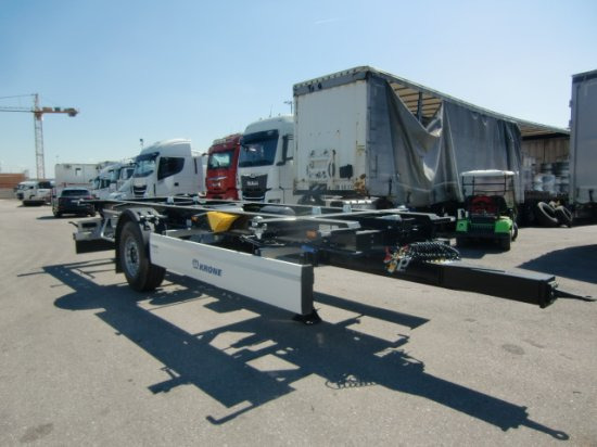 Krone 1-Achs Lafette Krone Achse, Heckabstützung, - شاحنات الحاويات/ جسم علوي قابل للتغيير مقطورة: صور 3 Krone 1-Achs Lafette Krone Achse, Heckabstützung, - شاحنات الحاويات/ جسم علوي قابل للتغيير مقطورة: صور 3