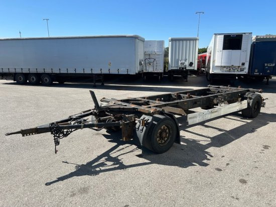 Krone AZW, Maxi BDF-Lafette, BPW-Achsen - شاحنات الحاويات/ جسم علوي قابل للتغيير مقطورة: صور 1 Krone AZW, Maxi BDF-Lafette, BPW-Achsen - شاحنات الحاويات/ جسم علوي قابل للتغيير مقطورة: صور 1