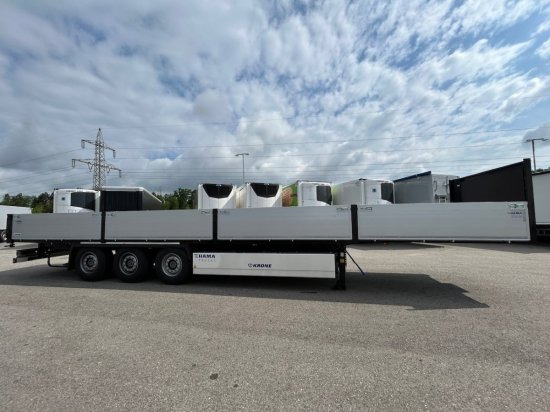 Krone Profi Liner SDP 27 Baustoff Auflieger Neu,  1-A Liftachse, mehrere Einheiten vorhanden - نصف مقطورة مسطحة: صور 4 Krone Profi Liner SDP 27 Baustoff Auflieger Neu,  1-A Liftachse, mehrere Einheiten vorhanden - نصف مقطورة مسطحة: صور 4