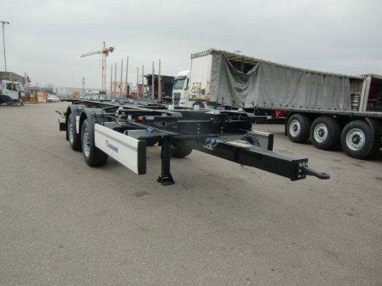 Krone ZZ/DC07 Tandem Lafette, Standard, BPW-Achsen, Heckabstützung - شاحنات الحاويات/ جسم علوي قابل للتغيير مقطورة: صور 1 Krone ZZ/DC07 Tandem Lafette, Standard, BPW-Achsen, Heckabstützung - شاحنات الحاويات/ جسم علوي قابل للتغيير مقطورة: صور 1