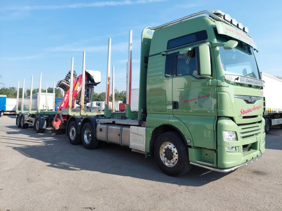 MAN TGX 26.500 6x4x4 Holztransporter, Motor Neu OHNE ANHÄNGER - شاحنة قطع الأشجار, شاحنة كرين: صور 2 MAN TGX 26.500 6x4x4 Holztransporter, Motor Neu OHNE ANHÄNGER - شاحنة قطع الأشجار, شاحنة كرين: صور 2