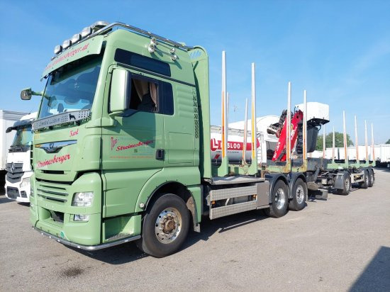 MAN TGX 26.500 6x4x4 Holztransporter,  Motor Neu  OHNE ANHÄNGER - شاحنة قطع الأشجار, شاحنة كرين: صور 1 MAN TGX 26.500 6x4x4 Holztransporter,  Motor Neu  OHNE ANHÄNGER - شاحنة قطع الأشجار, شاحنة كرين: صور 1