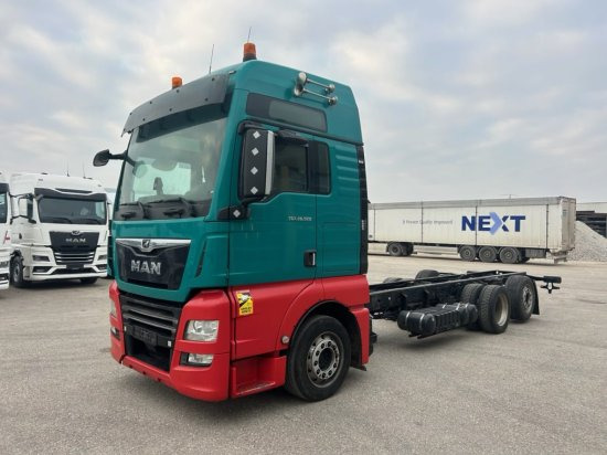 MAN TGX 26.500 XXL, 6x2, Jumbo, Liftachse, Intarder, Euro6, Full-Air - الشاسيه شاحنة: صور 1 MAN TGX 26.500 XXL, 6x2, Jumbo, Liftachse, Intarder, Euro6, Full-Air - الشاسيه شاحنة: صور 1