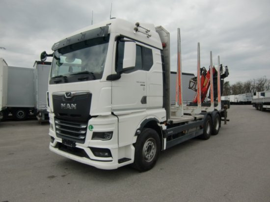 MAN TGX 33.580 BL 6x4, Intarder, Holztransporter, - شاحنة قطع الأشجار, شاحنة كرين: صور 1 MAN TGX 33.580 BL 6x4, Intarder, Holztransporter, - شاحنة قطع الأشجار, شاحنة كرين: صور 1