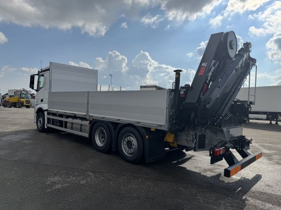 Mercedes-Benz Actros 2653, Retarder, Pritsche, Hiab Hipro 232 ES5 - شاحنات مسطحة, شاحنة كرين: صور 4 Mercedes-Benz Actros 2653, Retarder, Pritsche, Hiab Hipro 232 ES5 - شاحنات مسطحة, شاحنة كرين: صور 4