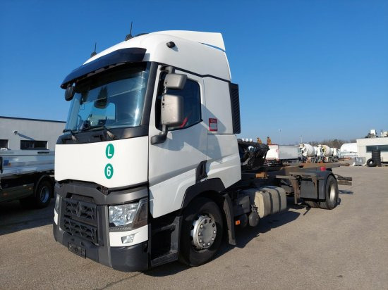Renault T430 BDF-Wechselfahrgestell, 4x2 LL, EURO6, VEB+ - شاحنات الحاويات/ جسم علوي قابل للتغيير شاحنة: صور 1 Renault T430 BDF-Wechselfahrgestell, 4x2 LL, EURO6, VEB+ - شاحنات الحاويات/ جسم علوي قابل للتغيير شاحنة: صور 1