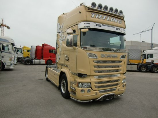 Scania R520 V8,Topline,Hydraulik Retarder Voll Luft - شاحنة جرار: صور 3 Scania R520 V8,Topline,Hydraulik Retarder Voll Luft - شاحنة جرار: صور 3