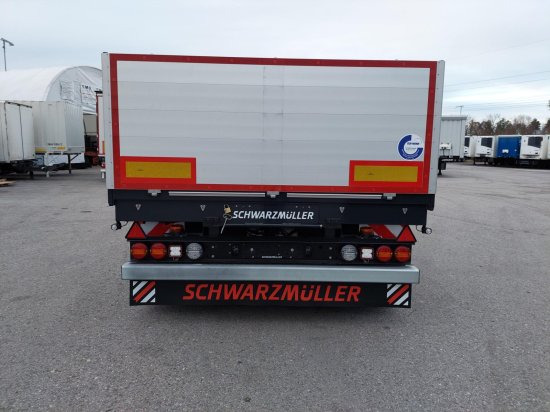 Schwarzmüller 2-Achs Jumbo-Baustoff-Plateauanhänger, BPW-Achsen, Alufelgen, - مقطورات مسطحة: صور 3 Schwarzmüller 2-Achs Jumbo-Baustoff-Plateauanhänger, BPW-Achsen, Alufelgen, - مقطورات مسطحة: صور 3
