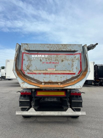 Schwarzmüller Kippmulde 25m³, SAF, Rollplane, Podest, HYVA - قلابة نصف مقطورة: صور 3 Schwarzmüller Kippmulde 25m³, SAF, Rollplane, Podest, HYVA - قلابة نصف مقطورة: صور 3