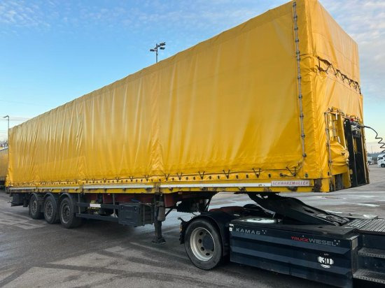 Schwarzmüller Spezialauflieger Schräglader, Coilmulde, Liftachse, Edscha-Verdeck, - الخيمة نصف مقطورة: صور 3 Schwarzmüller Spezialauflieger Schräglader, Coilmulde, Liftachse, Edscha-Verdeck, - الخيمة نصف مقطورة: صور 3