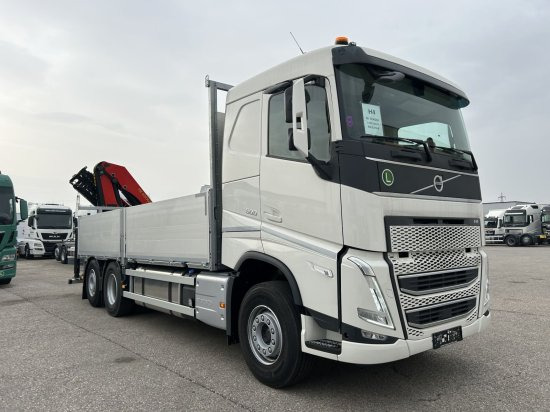 Volvo FH 500 6X2 Euro6, Retarder, Pritsche, Palfinger PK22002-EH - شاحنات مسطحة, شاحنة كرين: صور 3 Volvo FH 500 6X2 Euro6, Retarder, Pritsche, Palfinger PK22002-EH - شاحنات مسطحة, شاحنة كرين: صور 3