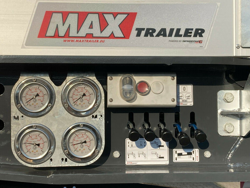 Faymonville MAX Trailer 2-Achs-Tiefbett mit Pendelachsen - عربة مسطحة منخفضة نصف مقطورة: صور 4 Faymonville MAX Trailer 2-Achs-Tiefbett mit Pendelachsen - عربة مسطحة منخفضة نصف مقطورة: صور 4