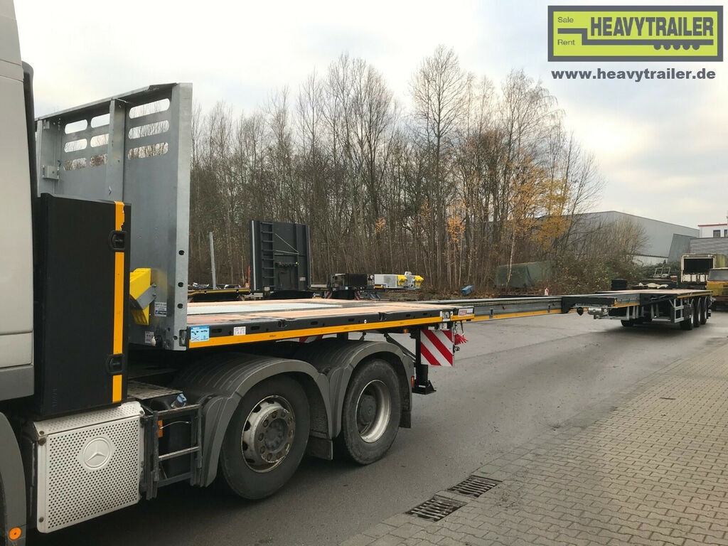 Faymonville MAX Trailer 3-Achs-Doppeltele-Plateau zwangsgel. - نصف مقطورة مسطحة: صور 4 Faymonville MAX Trailer 3-Achs-Doppeltele-Plateau zwangsgel. - نصف مقطورة مسطحة: صور 4