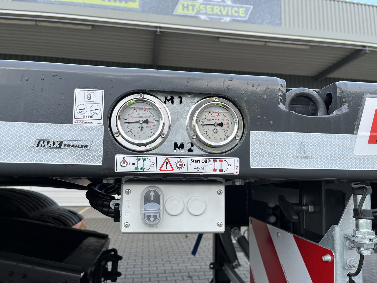 Faymonville MAX Trailer 3-Achs-Tele-Plateau zwangsgelenkt - نصف مقطورة مسطحة: صور 2 Faymonville MAX Trailer 3-Achs-Tele-Plateau zwangsgelenkt - نصف مقطورة مسطحة: صور 2