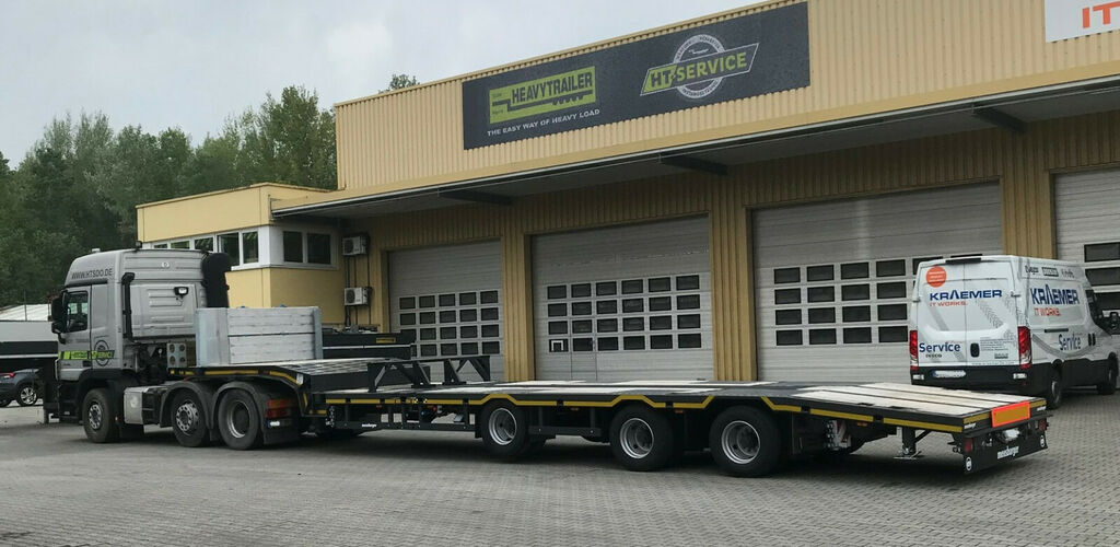 Meusburger 3-Achs-Semi-Satteltieflader Roadrunner Industrie - عربة مسطحة منخفضة نصف مقطورة: صور 1 Meusburger 3-Achs-Semi-Satteltieflader Roadrunner Industrie - عربة مسطحة منخفضة نصف مقطورة: صور 1