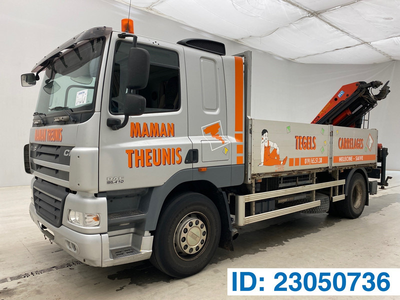 DAF CF85.410 - شاحنات مسطحة, شاحنة كرين: صور 1 DAF CF85.410 - شاحنات مسطحة, شاحنة كرين: صور 1