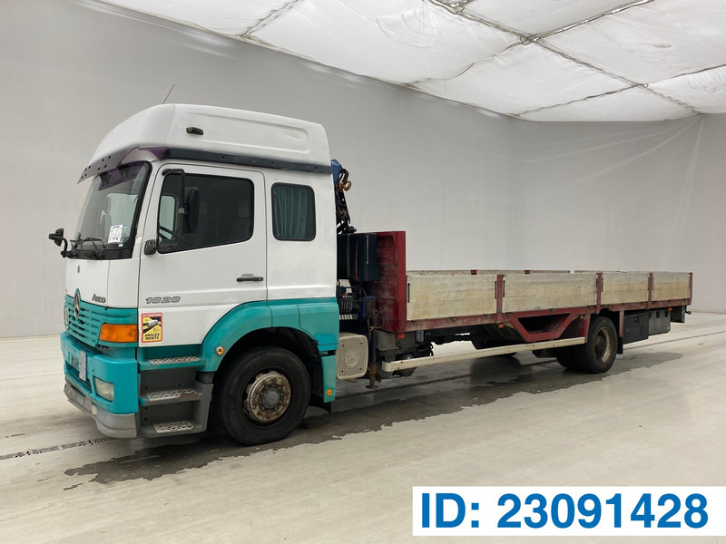 Mercedes-Benz Atego 1828* - شاحنات مسطحة, شاحنة كرين: صور 1 Mercedes-Benz Atego 1828* - شاحنات مسطحة, شاحنة كرين: صور 1
