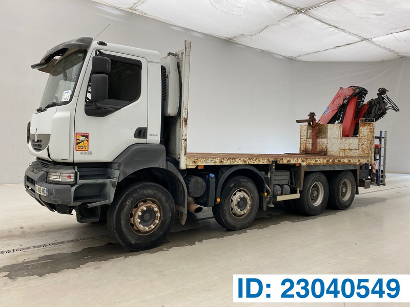 Renault Kerax 430 DXi - 8x4 - شاحنات مسطحة, شاحنة كرين: صور 1 Renault Kerax 430 DXi - 8x4 - شاحنات مسطحة, شاحنة كرين: صور 1