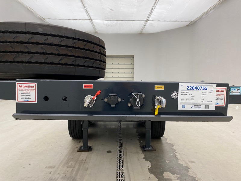 شاحنات الحاويات/ جسم علوي قابل للتغيير نصف مقطورة جديد SERGOMEL Chassis/Plateau 20FT - NEW: صور 16