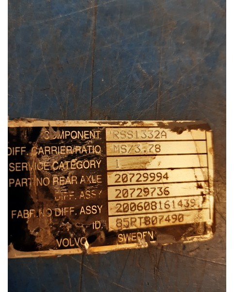 Volvo RSS1332A RSS1332A - المحور الخلفي: صور 2 Volvo RSS1332A RSS1332A - المحور الخلفي: صور 2