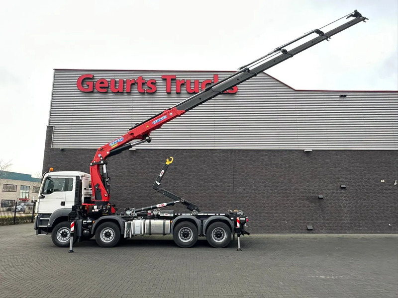 MAN TGS 35.460 8X4 BL+ HYVA 18.55.S HAAKARMSYSTEEM EFFER 395-5 KRAAN/KRAN/CRANE/GRUA - شاحنة ذات الخطاف, شاحنة كرين: صور 4 MAN TGS 35.460 8X4 BL+ HYVA 18.55.S HAAKARMSYSTEEM EFFER 395-5 KRAAN/KRAN/CRANE/GRUA - شاحنة ذات الخطاف, شاحنة كرين: صور 4
