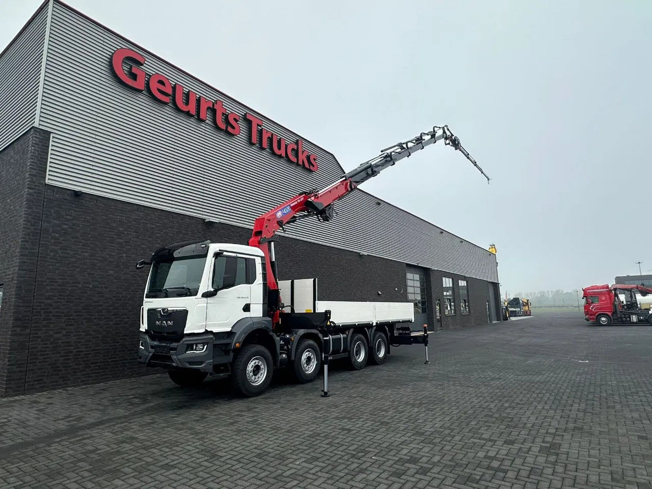 MAN TGS 35.470 8X4 HMF 4020-K6 + FJ 600 K4 KRAAN - شاحنة كرين: صور 2 MAN TGS 35.470 8X4 HMF 4020-K6 + FJ 600 K4 KRAAN - شاحنة كرين: صور 2