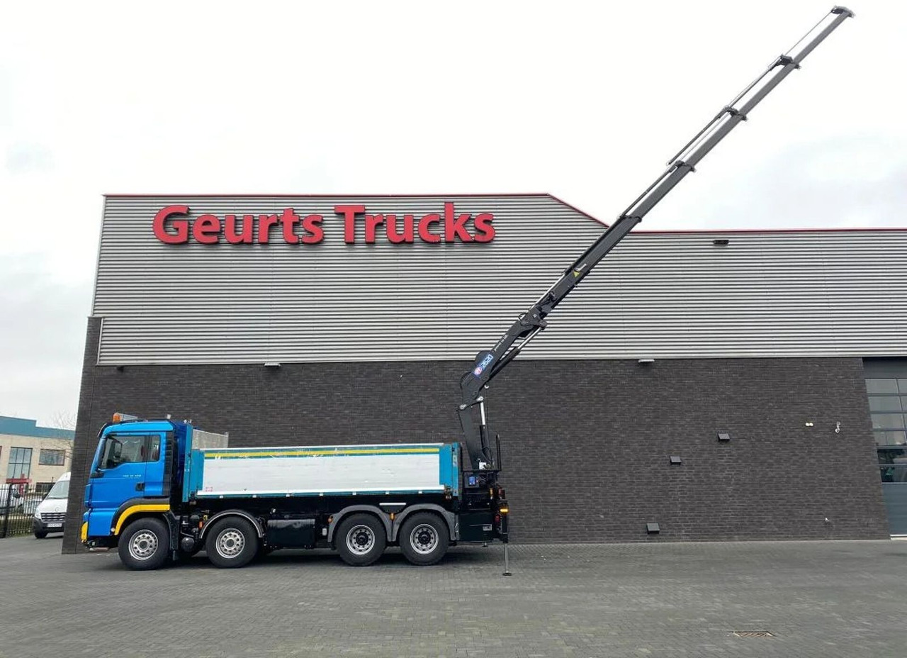 MAN TGS 35.480 8X4 KIPPER/TIPPER + HMF 2620-K5 KRAAN - قلابات, شاحنة كرين: صور 4 MAN TGS 35.480 8X4 KIPPER/TIPPER + HMF 2620-K5 KRAAN - قلابات, شاحنة كرين: صور 4
