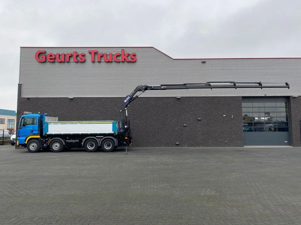 MAN TGS 35.480 8X4 KIPPER/TIPPER + HMF 2620-K5 KRAAN - قلابات, شاحنة كرين: صور 5 MAN TGS 35.480 8X4 KIPPER/TIPPER + HMF 2620-K5 KRAAN - قلابات, شاحنة كرين: صور 5