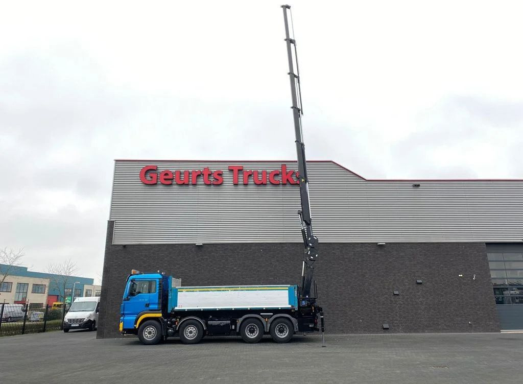 MAN TGS 35.480 8X4 KIPPER/TIPPER + HMF 2620-K5 KRAAN - قلابات, شاحنة كرين: صور 3 MAN TGS 35.480 8X4 KIPPER/TIPPER + HMF 2620-K5 KRAAN - قلابات, شاحنة كرين: صور 3