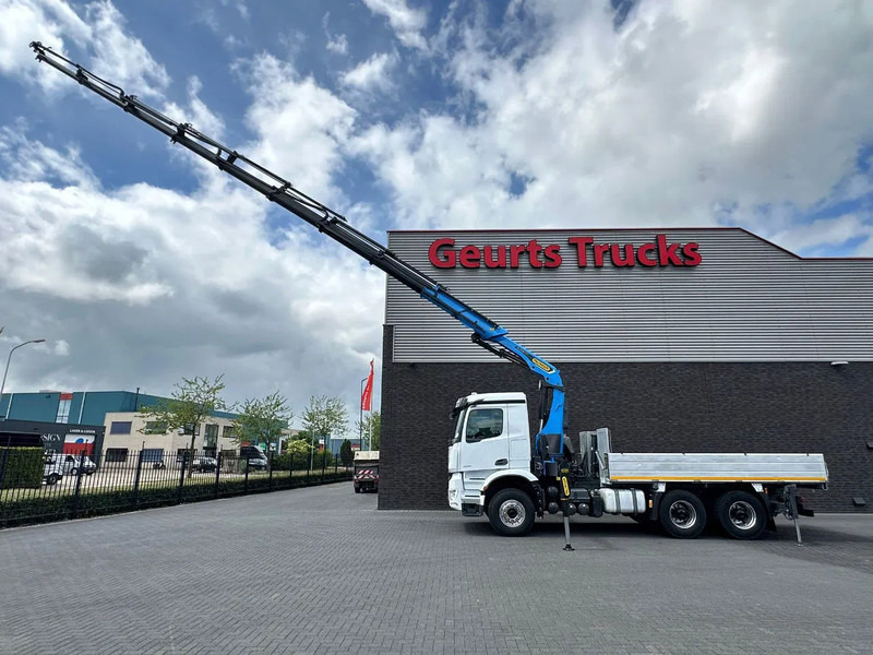 شاحنة كرين Mercedes-Benz Arocs 3351 963-2-E 6X4 KIPPER / TIPPER + PALFINGER PK30.002 TEC7 KRAAN / KRAN / CRANE / GRUA: صور 8