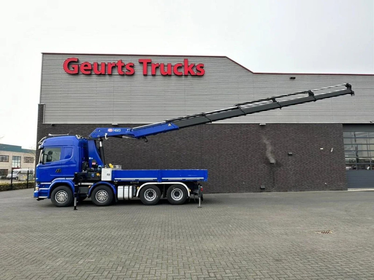 Scania R580 V8 8X4 TREKKER-BAKWAGEN COMBI + HMF 4020-K5 - شاحنة كرين: صور 5 Scania R580 V8 8X4 TREKKER-BAKWAGEN COMBI + HMF 4020-K5 - شاحنة كرين: صور 5