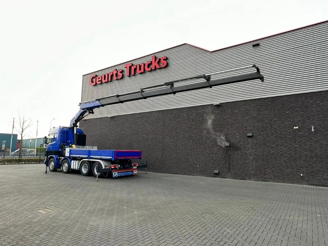 Scania R580 V8 8X4 TREKKER-BAKWAGEN COMBI + HMF 4020-K5 - شاحنة كرين: صور 4 Scania R580 V8 8X4 TREKKER-BAKWAGEN COMBI + HMF 4020-K5 - شاحنة كرين: صور 4