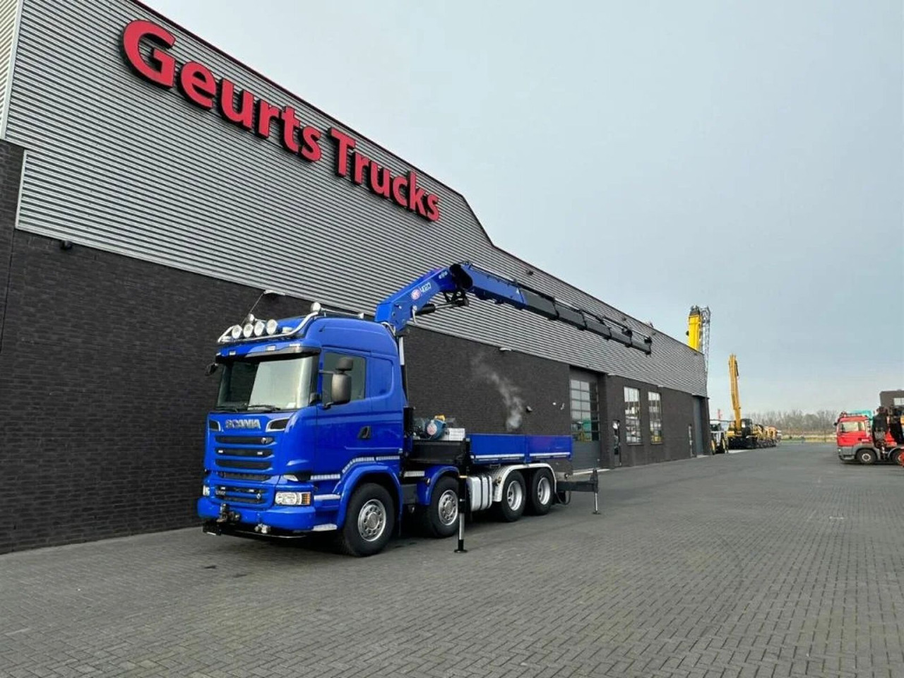 Scania R580 V8 8X4 TREKKER-BAKWAGEN COMBI + HMF 4020-K5 - شاحنة كرين: صور 3 Scania R580 V8 8X4 TREKKER-BAKWAGEN COMBI + HMF 4020-K5 - شاحنة كرين: صور 3