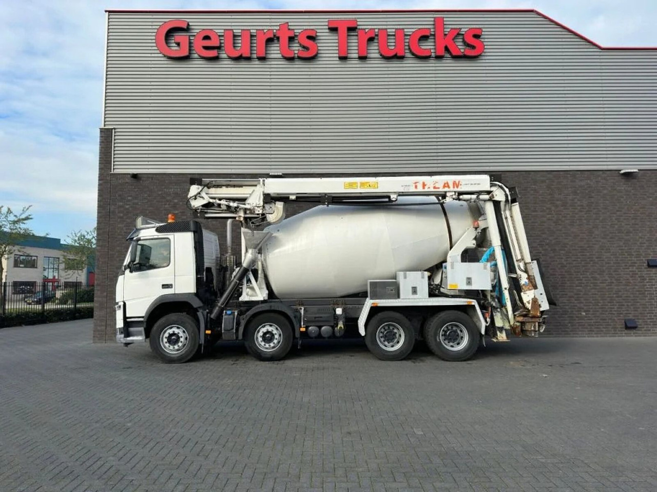 Volvo FM 410 8X4 + STETTER 9 M3 MIXER/MISCHER + THEAM - شاحنة خلاطة خرسانة: صور 1 Volvo FM 410 8X4 + STETTER 9 M3 MIXER/MISCHER + THEAM - شاحنة خلاطة خرسانة: صور 1