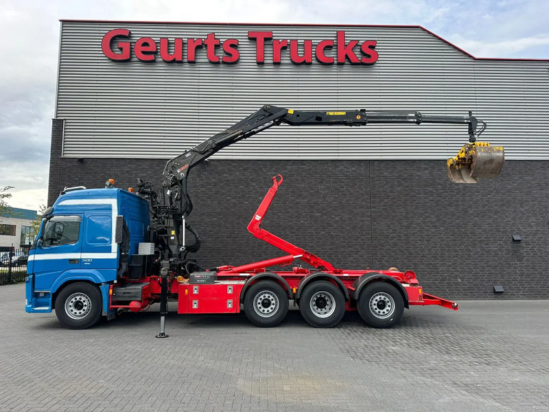 Volvo FM 500 8X2 HIAB MULTILIFT HAAKARMSYSTEM / ABROLLKIPPER / HOOKLIFT MET HIAB LOGLIFT 165Z LAADKRAAN - شاحنة ذات الخطاف, شاحنة كرين: صور 1 Volvo FM 500 8X2 HIAB MULTILIFT HAAKARMSYSTEM / ABROLLKIPPER / HOOKLIFT MET HIAB LOGLIFT 165Z LAADKRAAN - شاحنة ذات الخطاف, شاحنة كرين: صور 1